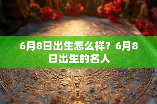 6月8日出生怎么样?6月8日出生的名人 6月8日出生怎么样?6月8日出生的名人