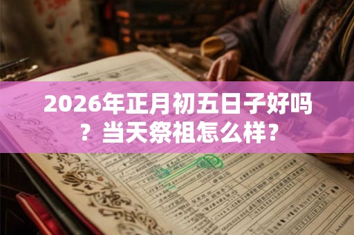 2026年正月初五日子好吗？当天祭祖怎么样？