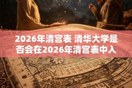 2026年清宫表 清华大学是否会在2026年清宫表中入选
