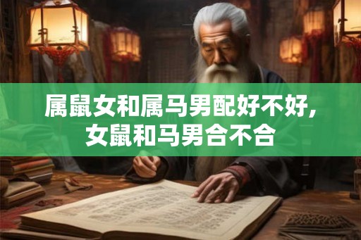 属鼠女和属马男配好不好,女鼠和马男合不合
