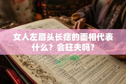 女人左眉头长痣的面相代表什么？会旺夫吗？
