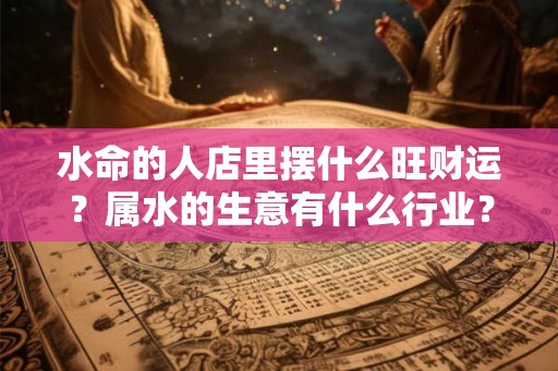 水命的人店里摆什么旺财运？属水的生意有什么行业？