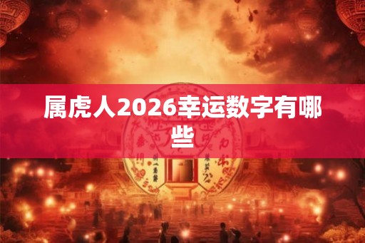 属虎人2026幸运数字有哪些