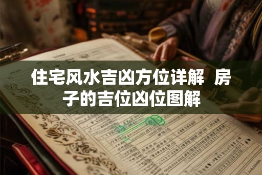 住宅风水吉凶方位详解  房子的吉位凶位图解