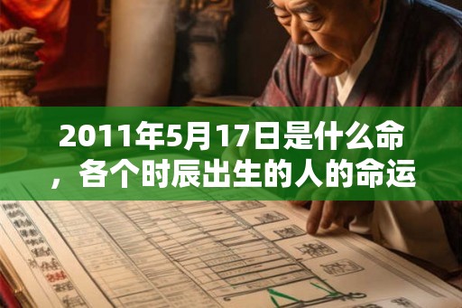 2011年5月17日是什么命,各个时辰出生的人的命运 2011年5月17日是什么命,各个时辰出生的人的命运