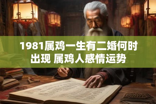 1981属鸡一生有二婚何时出现 属鸡人感情运势