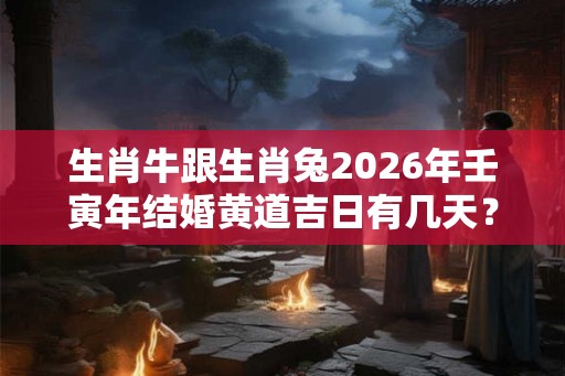 生肖牛跟生肖兔2026年壬寅年结婚黄道吉日有几天？
