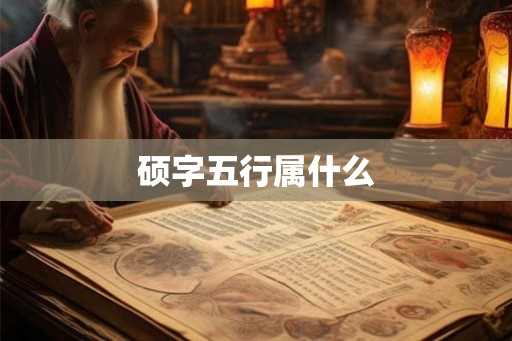 硕字五行属什么