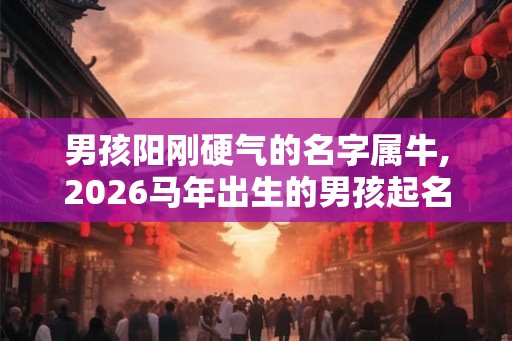 男孩阳刚硬气的名字属牛,2026马年出生的男孩起名