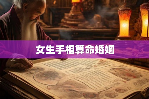 女生手相算命婚姻