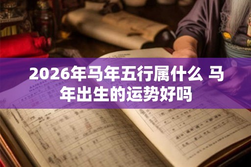 2026年马年五行属什么 马年出生的运势好吗