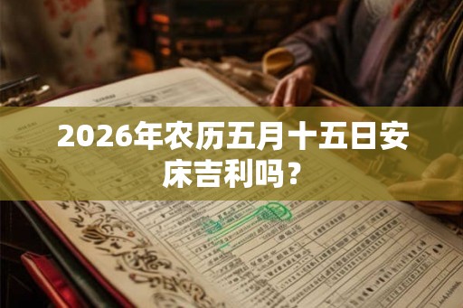 2026年农历五月十五日安床吉利吗？