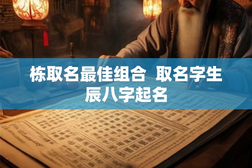 栋取名最佳组合 取名字生辰八字起名 栋取名最佳组合 取名字生辰八字起名