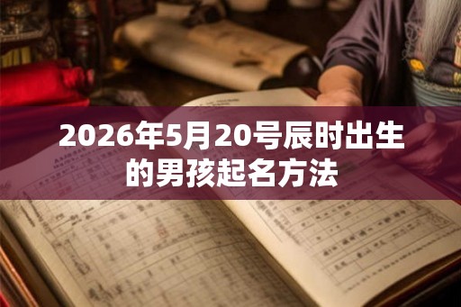 2026年5月20号辰时出生的男孩起名方法 2026年5月20号辰时出生的男孩起名方法
