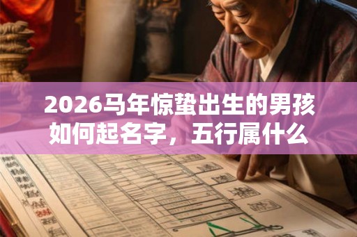 2026马年惊蛰出生的男孩如何起名字，五行属什么