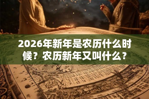 2026年新年是农历什么时候？农历新年又叫什么？