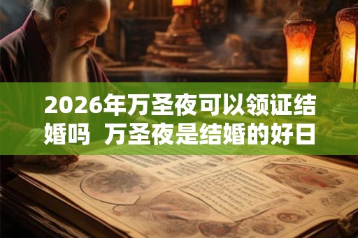 2026年万圣夜可以领证结婚吗 万圣夜是结婚的好日子吗 2026年万圣夜可以领证结婚吗 万圣夜是结婚的好日子吗
