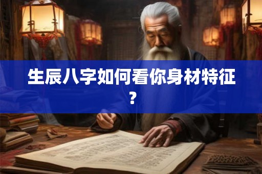 生辰八字如何看你身材特征？