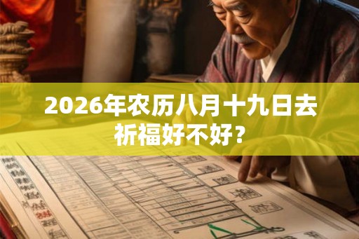 2026年农历八月十九日去祈福好不好？