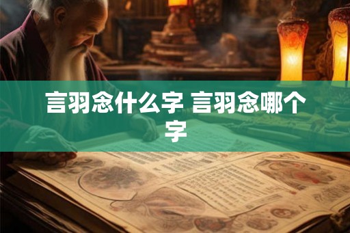 言羽念什么字 言羽念哪个字 言羽念什么字 言羽念哪个字