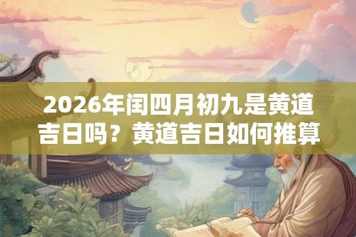 2026年闰四月初九是黄道吉日吗？黄道吉日如何推算？