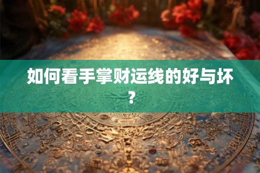 如何看手掌财运线的好与坏？