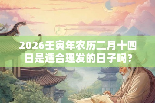 2026壬寅年农历二月十四日是适合理发的日子吗？