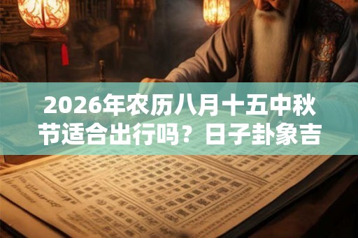 2026年农历八月十五中秋节适合出行吗？日子卦象吉凶如何？