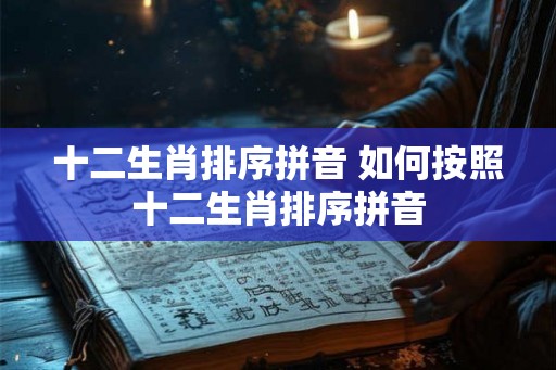 十二生肖排序拼音 如何按照十二生肖排序拼音
