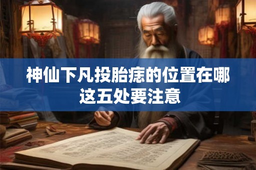 神仙下凡投胎痣的位置在哪 这五处要注意
