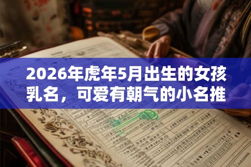 2026年虎年5月出生的女孩乳名,可爱有朝气的小名推荐! 2026年虎年5月出生的女孩乳名,可爱有朝气的小名推荐!