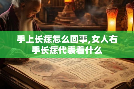 手上长痣怎么回事,女人右手长痣代表着什么