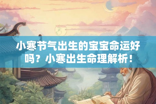 小寒节气出生的宝宝命运好吗？小寒出生命理解析！