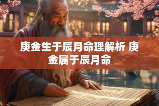 庚金生于辰月命理解析 庚金属于辰月命