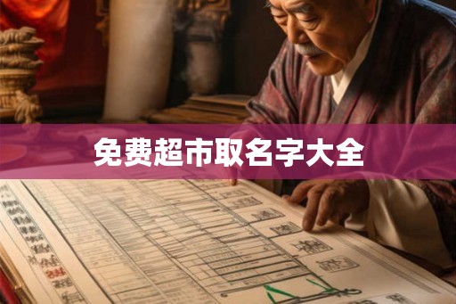 免费超市取名字大全