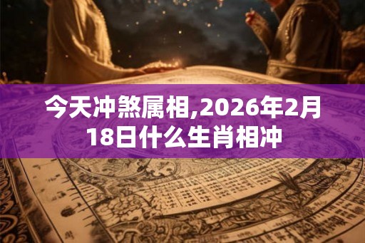 今天冲煞属相,2026年2月18日什么生肖相冲