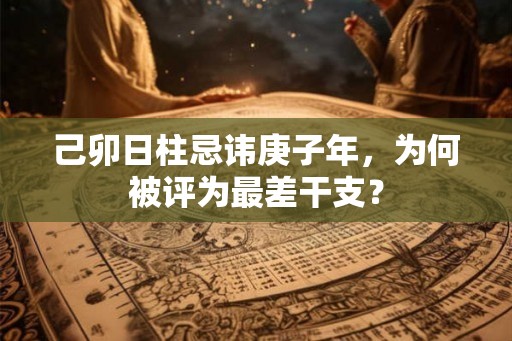 己卯日柱忌讳庚子年,为何被评为最差干支? 己卯日柱忌讳庚子年,为何被评为最差干支?