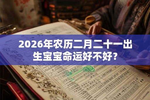 2026年农历二月二十一出生宝宝命运好不好？