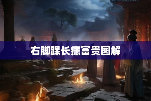 右脚踝长痣富贵图解