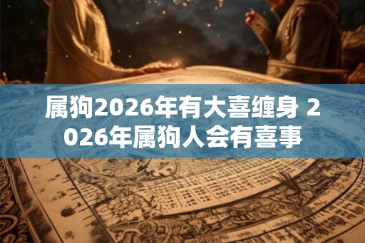属狗2026年有大喜缠身 2026年属狗人会有喜事