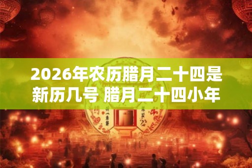 2026年农历腊月二十四是新历几号 腊月二十四小年的风俗 2026年农历腊月二十四是新历几号 腊月二十四小年的风俗