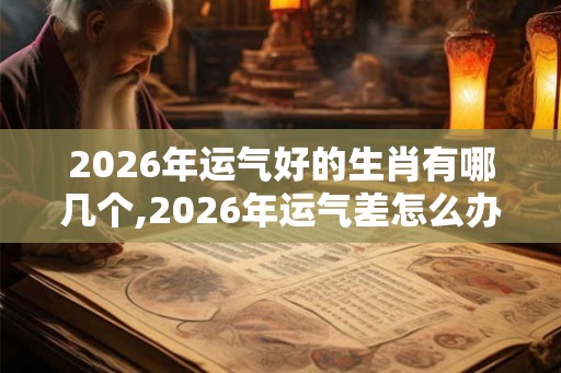 2026年运气好的生肖有哪几个,2026年运气差怎么办