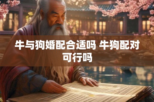 牛与狗婚配合适吗 牛狗配对可行吗 牛与狗婚配合适吗 牛狗配对可行吗