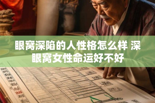 眼窝深陷的人性格怎么样 深眼窝女性命运好不好 眼窝深陷的人性格怎么样 深眼窝女性命运好不好