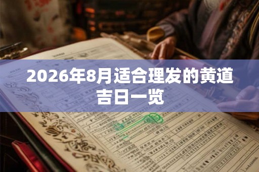 2026年8月适合理发的黄道吉日一览 2026年8月适合理发的黄道吉日一览