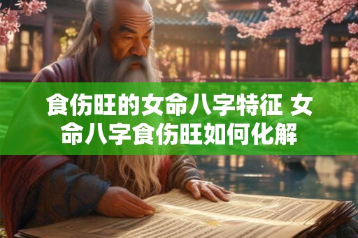 食伤旺的女命八字特征 女命八字食伤旺如何化解