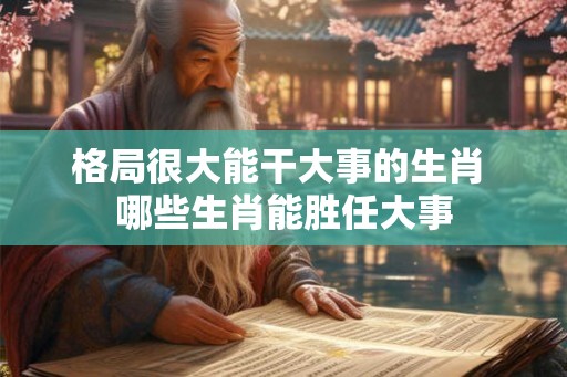 格局很大能干大事的生肖 哪些生肖能胜任大事 格局很大能干大事的生肖 哪些生肖能胜任大事