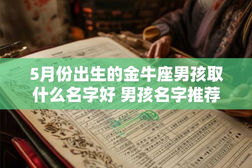 5月份出生的金牛座男孩取什么名字好 男孩名字推荐