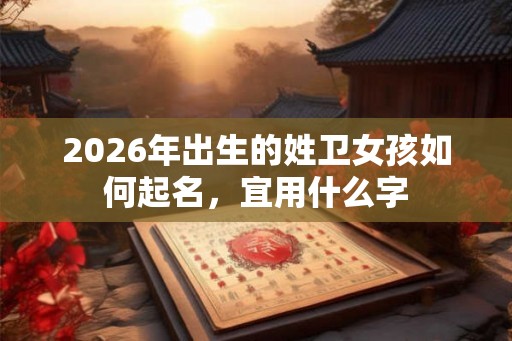 2026年出生的姓卫女孩如何起名，宜用什么字