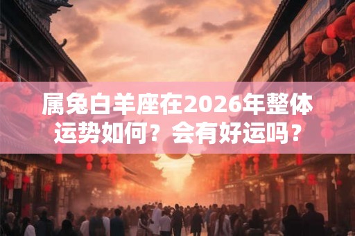 属兔白羊座在2026年整体运势如何？会有好运吗？